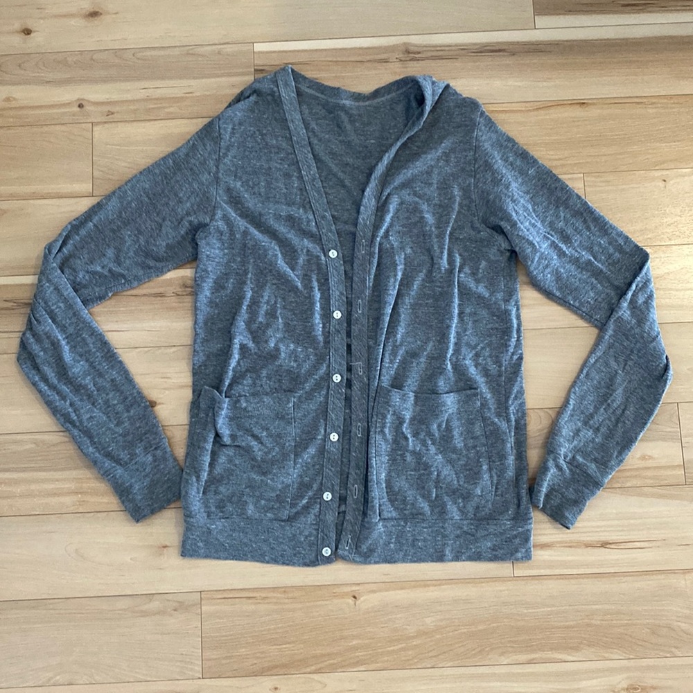 American apparel salt and pepper cardigan